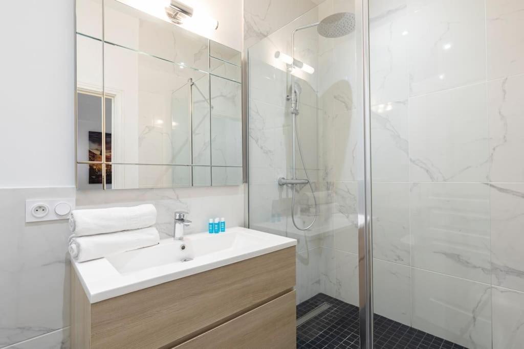 Promenade, 2Pieces Chic Et Clim Avec Terrasse Apartman Nizza Kültér fotó