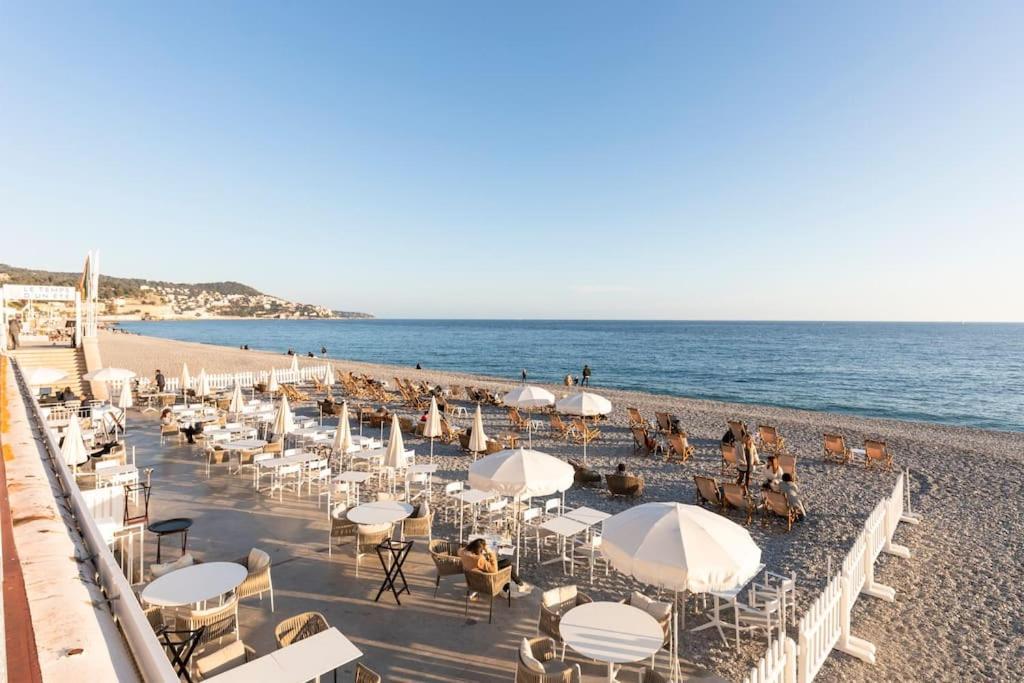 Promenade, 2Pieces Chic Et Clim Avec Terrasse Apartman Nizza Kültér fotó