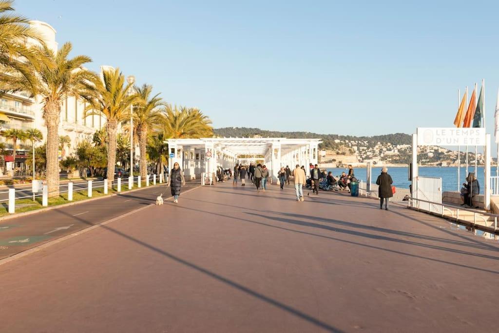 Promenade, 2Pieces Chic Et Clim Avec Terrasse Apartman Nizza Kültér fotó